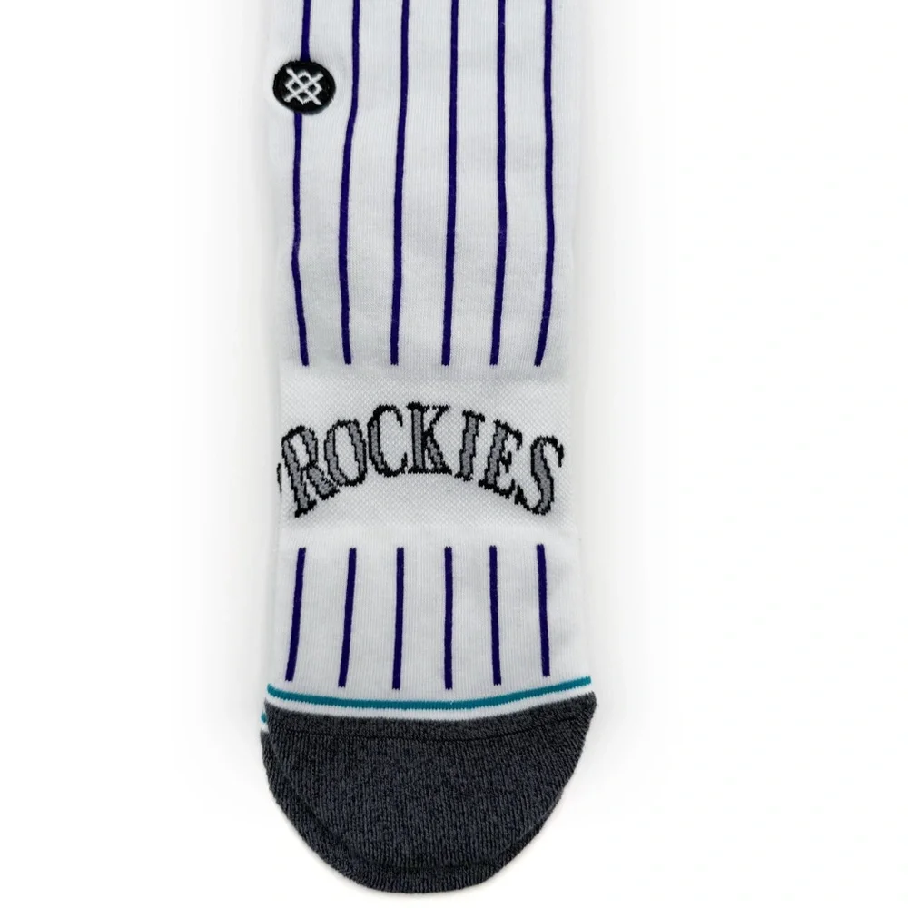 Stance Colorado Rockies Crew Socks Mens Large MLB Baseball Fan Gear Gift